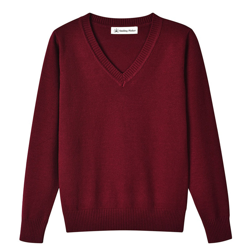 Burgundy school uniform