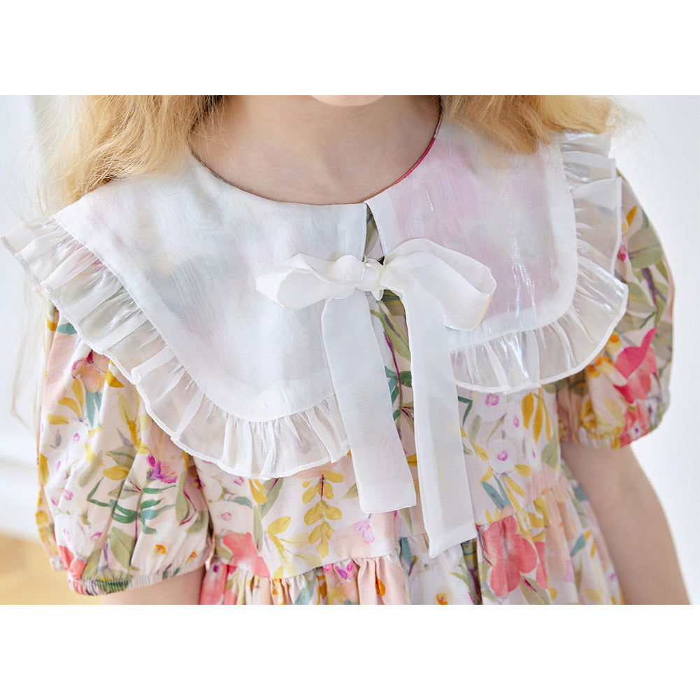 Organza Ruffle Peter Pan Collar