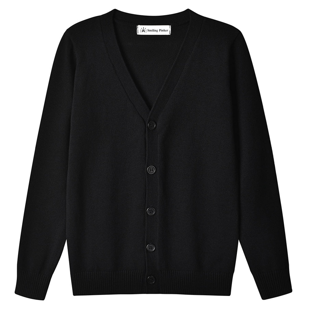 boy black cardigan