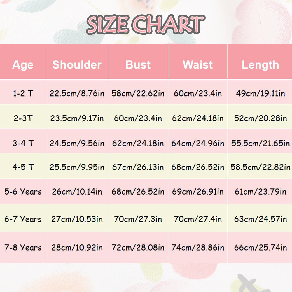 dress size chart