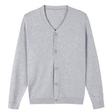 light grey boy sweater cardigan