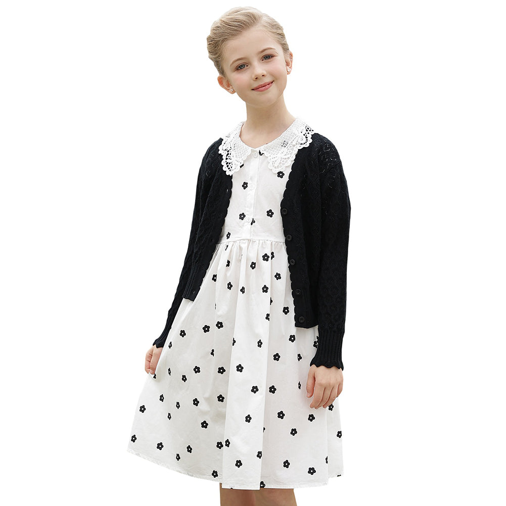 ASOS DESIGN - Cardigan Girocollo Color Crema In Maglia Con Bottoni Oro E Impunture Testurizzate