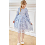 Blue dress for girls