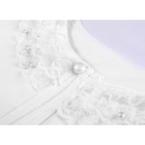 lace pearl beaded design