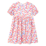 pink purple flower dress