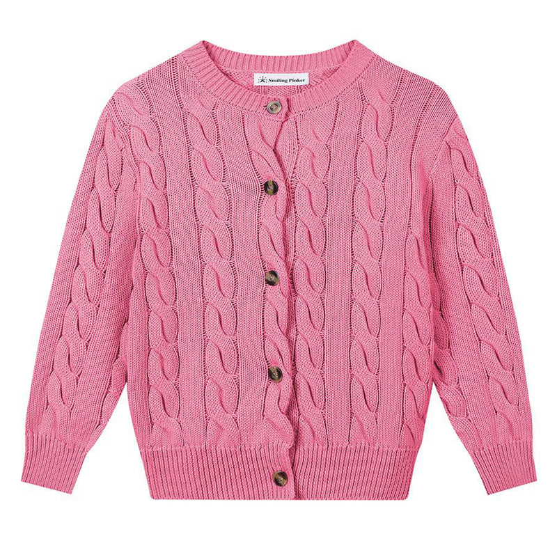 pink cardigan