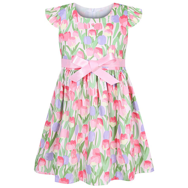 pink flower dress